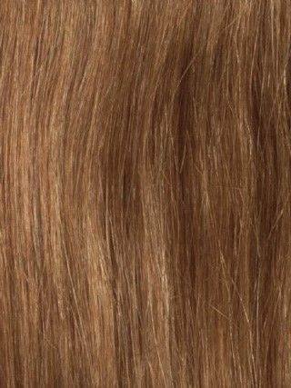 Nail Tip (U-Tip) Chestnut #8 20-inch Indian Remy hair extensions pack with 50 bonds
