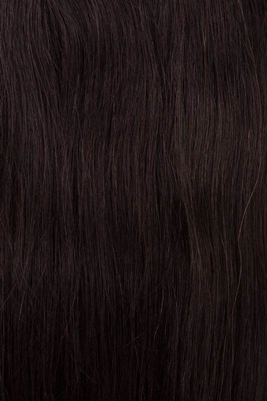 Micro Loop Hair Extensions Natural Black #1B 20 inch Indian Remy Human Hair 50 bonds pack