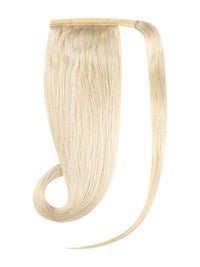 Ponytail Hawaii Blonde #60/Ash hair extensions made of 100% Indian Remy hair length 20-24 inches