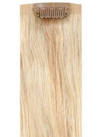 VIP Seamless Clips Apollonia Blonde #22/24/60 hair extensions 18" length 150g Remy human hair