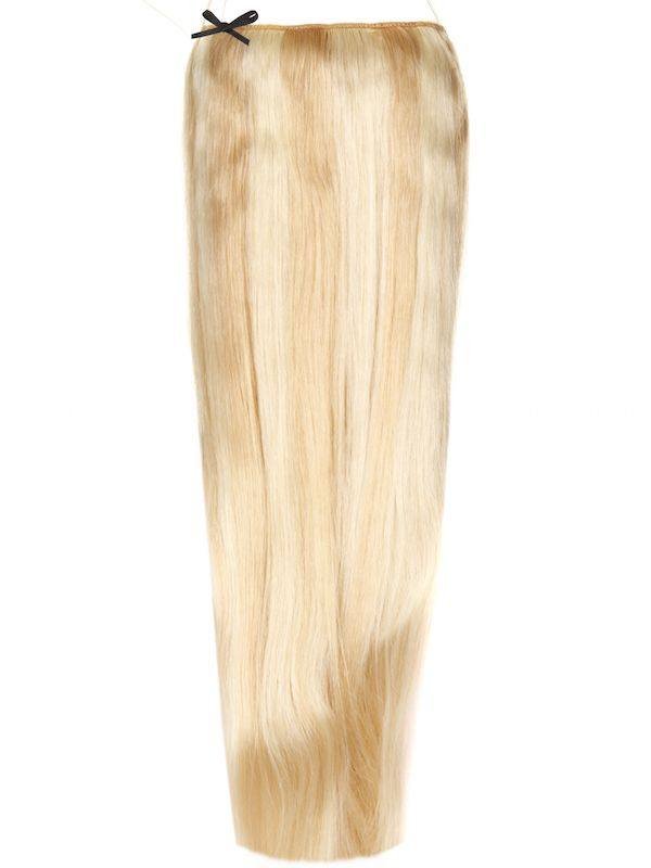 Halo Hair Extensions Mixed #20/60 with adjustable clear wire and no-damage design for thin hair