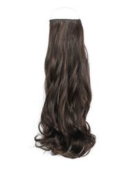 Curly Syn Halo hair extensions made from premium Kanekalon synthetic fibers with natural look and bouncy volume