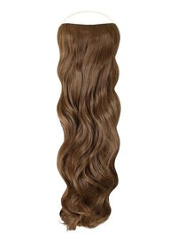 Curly Syn Halo Hair Extensions made from premium Kanekalon synthetic fiber for natural look and volume