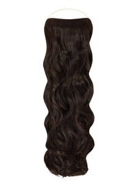 Curly Syn Halo Hair Extensions made from premium Kanekalon for natural, voluminous, and lightweight hair enhancement