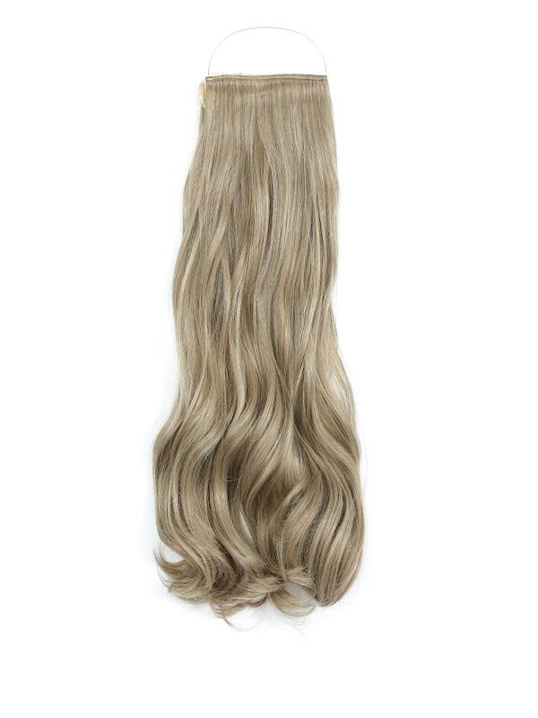 Curly Syn Halo Hair Extensions made from premium Kanekalon for natural, bouncy volume and lightweight comfort
