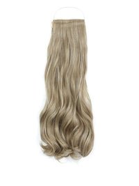 Curly Syn Halo Hair Extensions made from premium Kanekalon for natural, bouncy volume and lightweight comfort