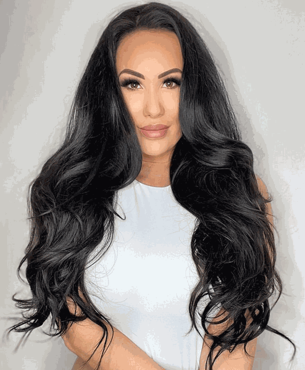 Full Head Clip-In Jet Black #1 Hair Extensions