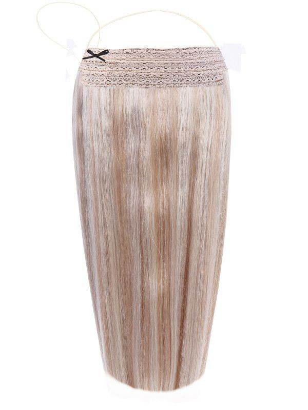 Premium Halo Mixed #17/Ash Blonde Hair Extensions