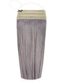 Deluxe Halo Grey Hair Extensions