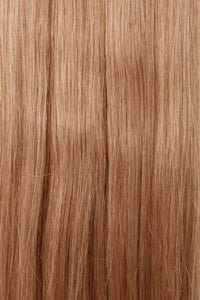 Halo HeadBand Golden Brown #12 hair extensions with black elastic band