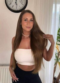 Deluxe Head Clip-In Dark Ash Brown #7 Hair Extensions