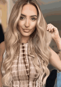 Luxe Weft Bohemian Blonde #17/22 100% Indian human hair extensions bundle 20 inch