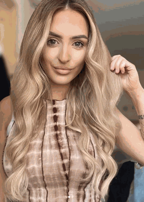 Luxe Weft Bohemian Blonde #17/22 100% Indian human hair extensions bundle 20 inch