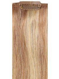 Full head clip-in Bohemian blonde #17/22 hair extensions with 14 clips and 8 pieces