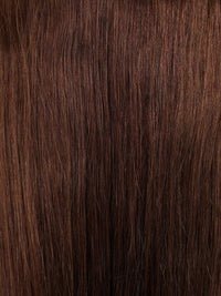 Deluxe Halo Hair Extensions Cocoa Brown #3 long adjustable wire no clips no damage natural finish