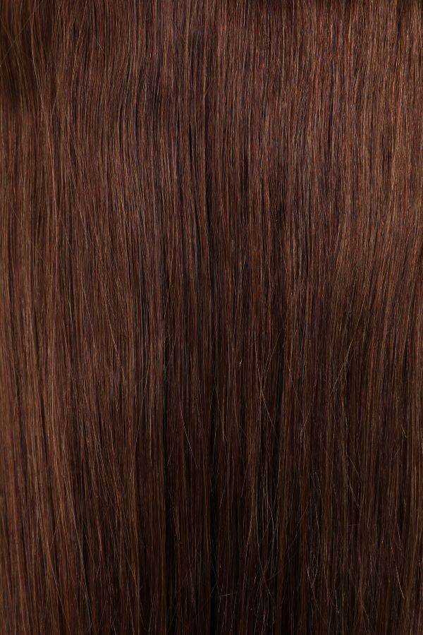Full Head Clip-In Cocoa Brown #3 Hair Extensions