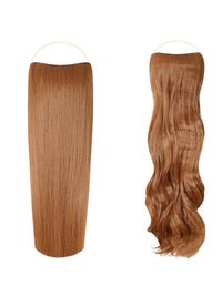 Syn Halo Hair Extensions Duo pack with sleek straight and bouncy curl styles in premium Kanekalon fibers
