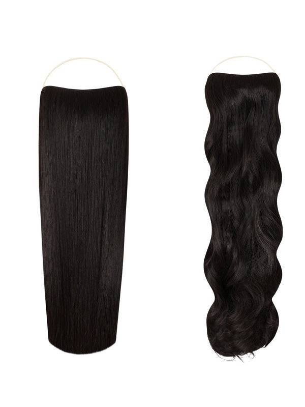 Syn Halo Hair Extensions Duo (Straight & Curly)