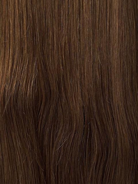 VIP Flat Weft Hair Extensions Belle 20-inch 50g chocolate brown human Remy hair