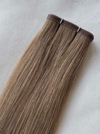 VIP Flat Weft Hair Extensions Fauna 20-inch 50g Ash Brown #11 Remy Human Hair