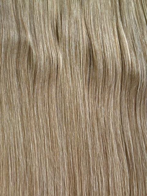 VIP Flat Weft Hair Extensions Sandie 20-inch 50g dark ash blonde Remy human hair