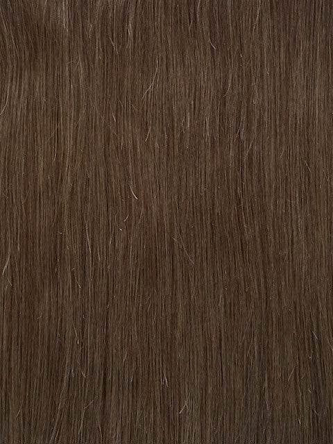 VIP Genius Weft Hair Extensions Dark Ash Brown #7 20 inch 100% Remy Human Hair