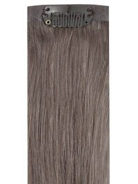VIP Seamless Clips Iced Mocha #5A 18-inch Indian Remy Hair Extensions with 21 clips