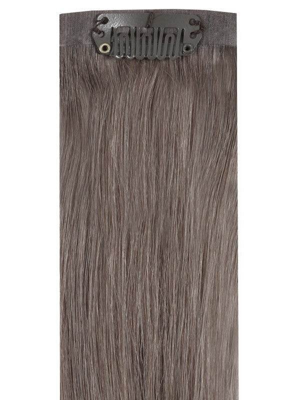 VIP Seamless Clips Iced Mocha #5A 18-inch Indian Remy Hair Extensions with 21 clips