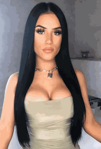 Deluxe Halo Jet Black #1 Hair Extensions with adjustable clear wire and natural finish