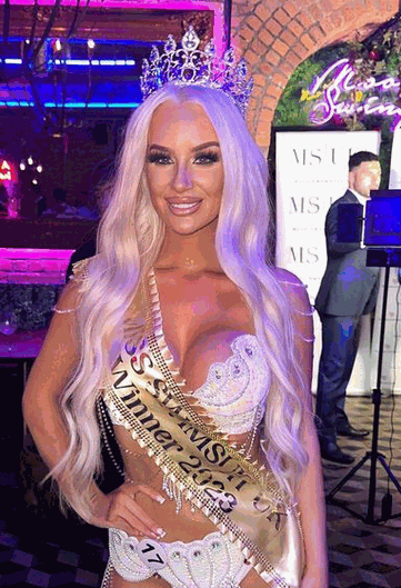Premium head clip-in ash blonde human hair extensions with 28 clips and 16 pieces