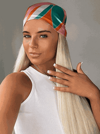 VIP Genius Weft Hair Extensions bleach blonde 20 inch 50g double drawn Remy human hair