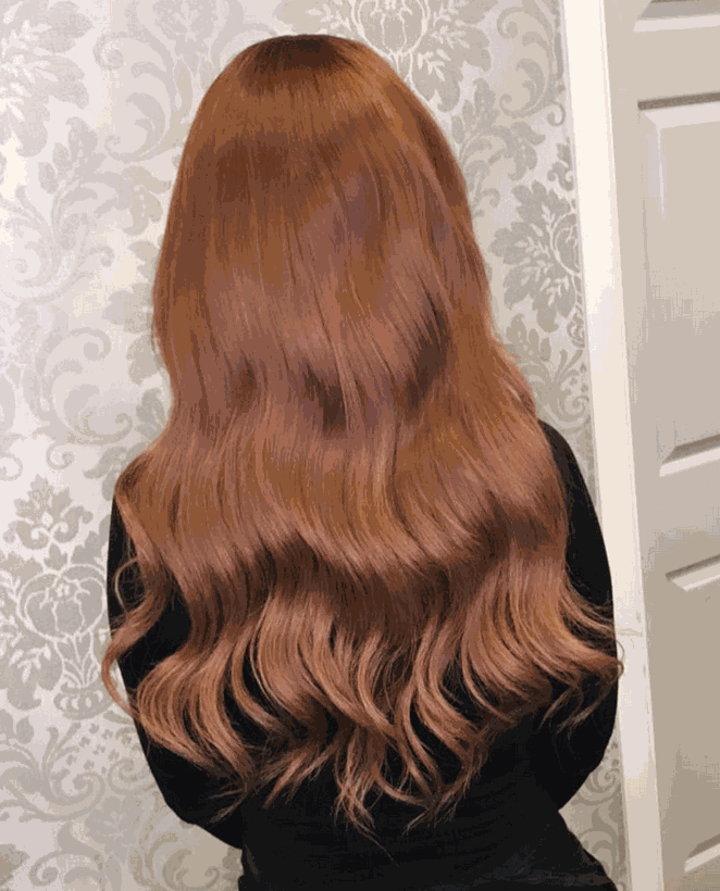 VIP Seamless Clips Light Brown #6 Hair Extensions
