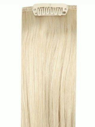 Deluxe Head Clip-In Hair Extensions bleach blonde #60 with 21 clips and 12 pieces