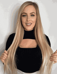 Deluxe Head Clip-In Mixed #17/Ash Blonde Hair Extensions