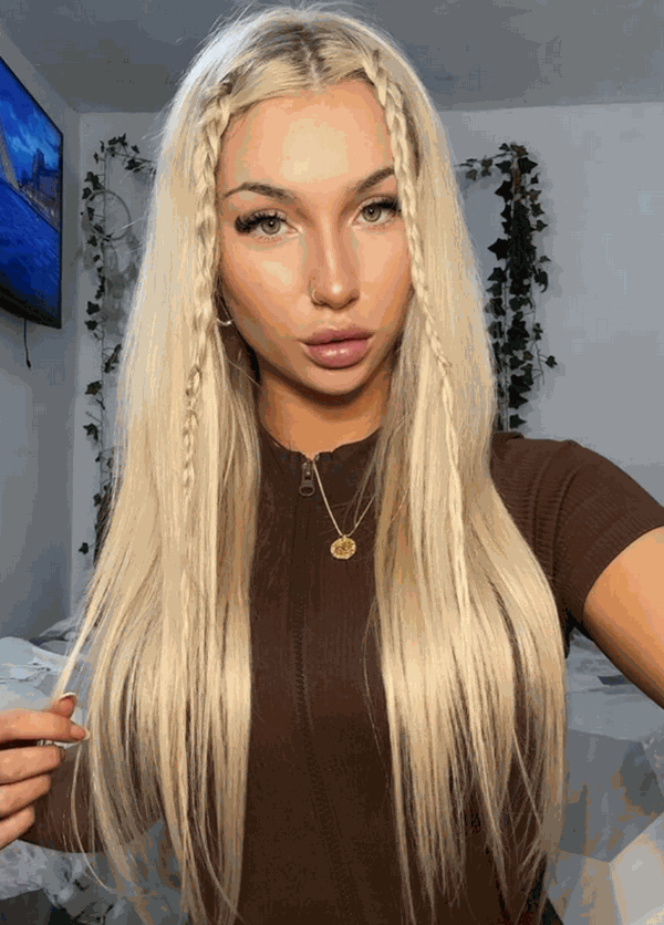 Premium head clip-in golden blonde #24 hair extensions, 16-24 inches, 100% Indian Remy human hair, 28 clips, 16 pieces